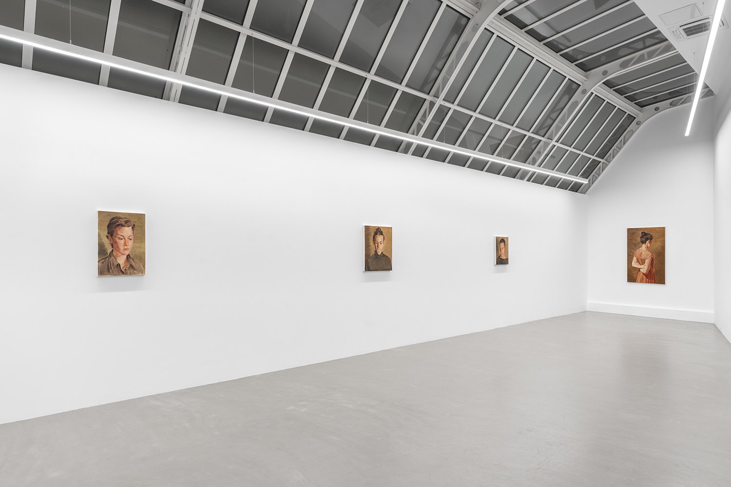 Installation view of The White Whale, Bremond Capela, Paris, France, 2025